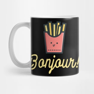 French Fries Bonjour Mug